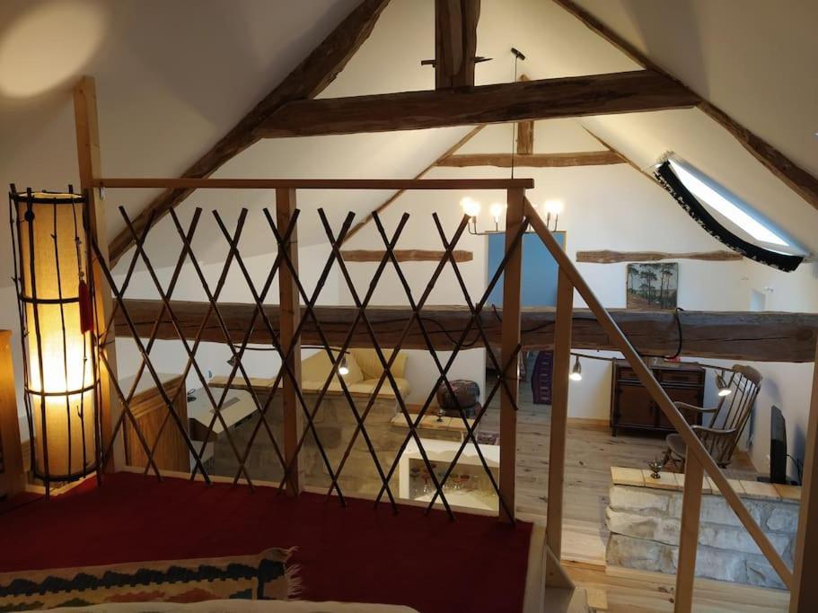 Superbe Appartement Dans Charmant Corps De Ferme Acheres-la-Foret ภายนอก รูปภาพ